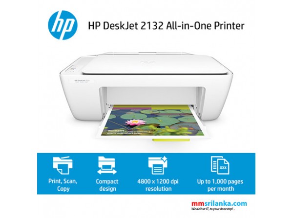 HP Deskjet 2132 All-in-One Printer/Copier/Scanner